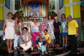 La Virgen de las Nieves estrena himno en el 75 aniversario de la Parroquia de Lomo Magullo (Foto TA)